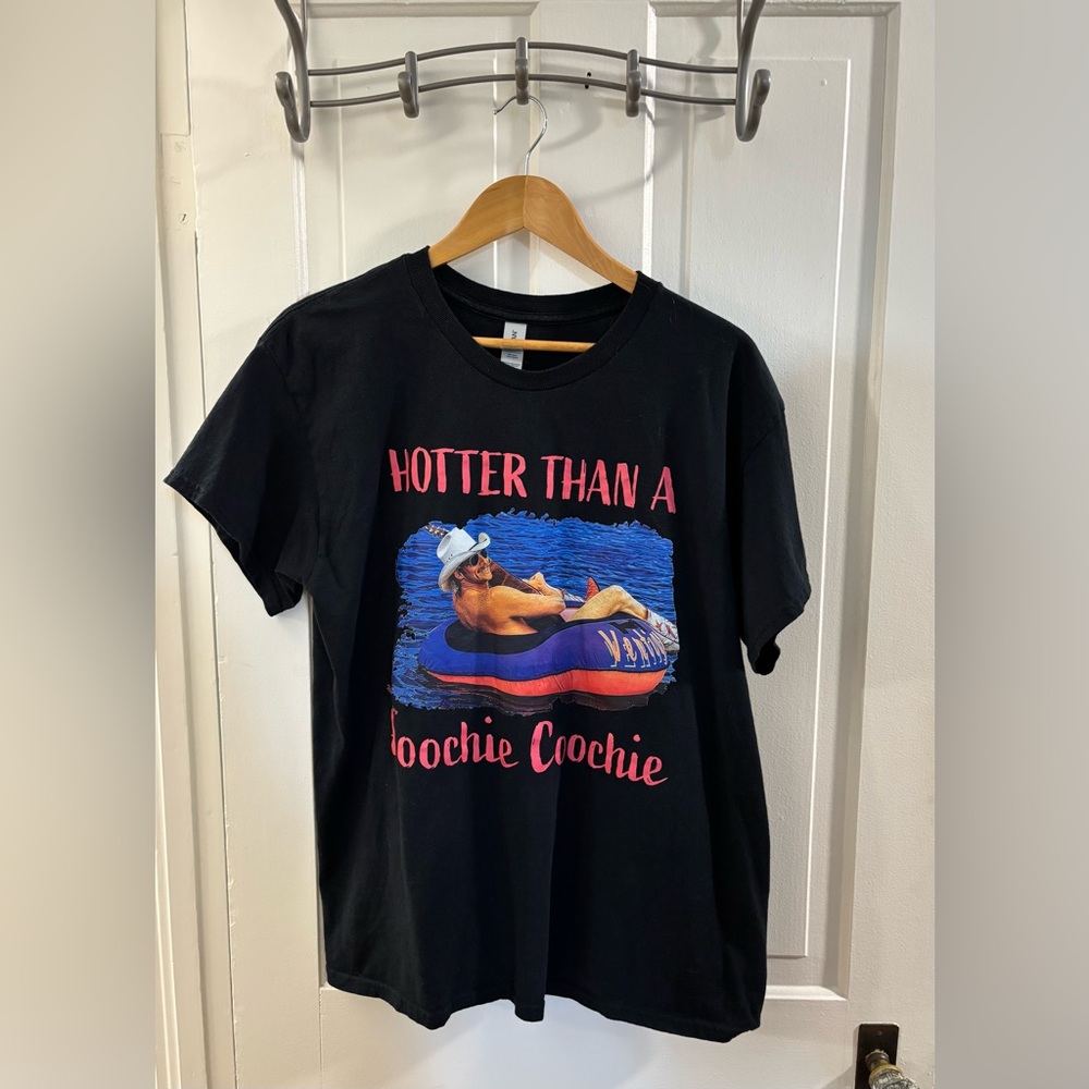 Gildan Black Cotton T-Shirt